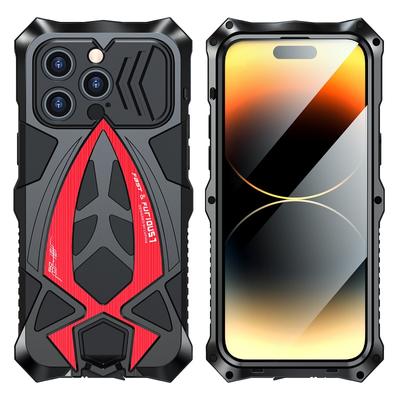 Cubierta de armadura de protección completa de metal para iPhone 15 14 13 12 Pro Max 14 Plus IPhone 11 X XS MAX XR Funda a prueba de golpes Funda protectora de parachoques