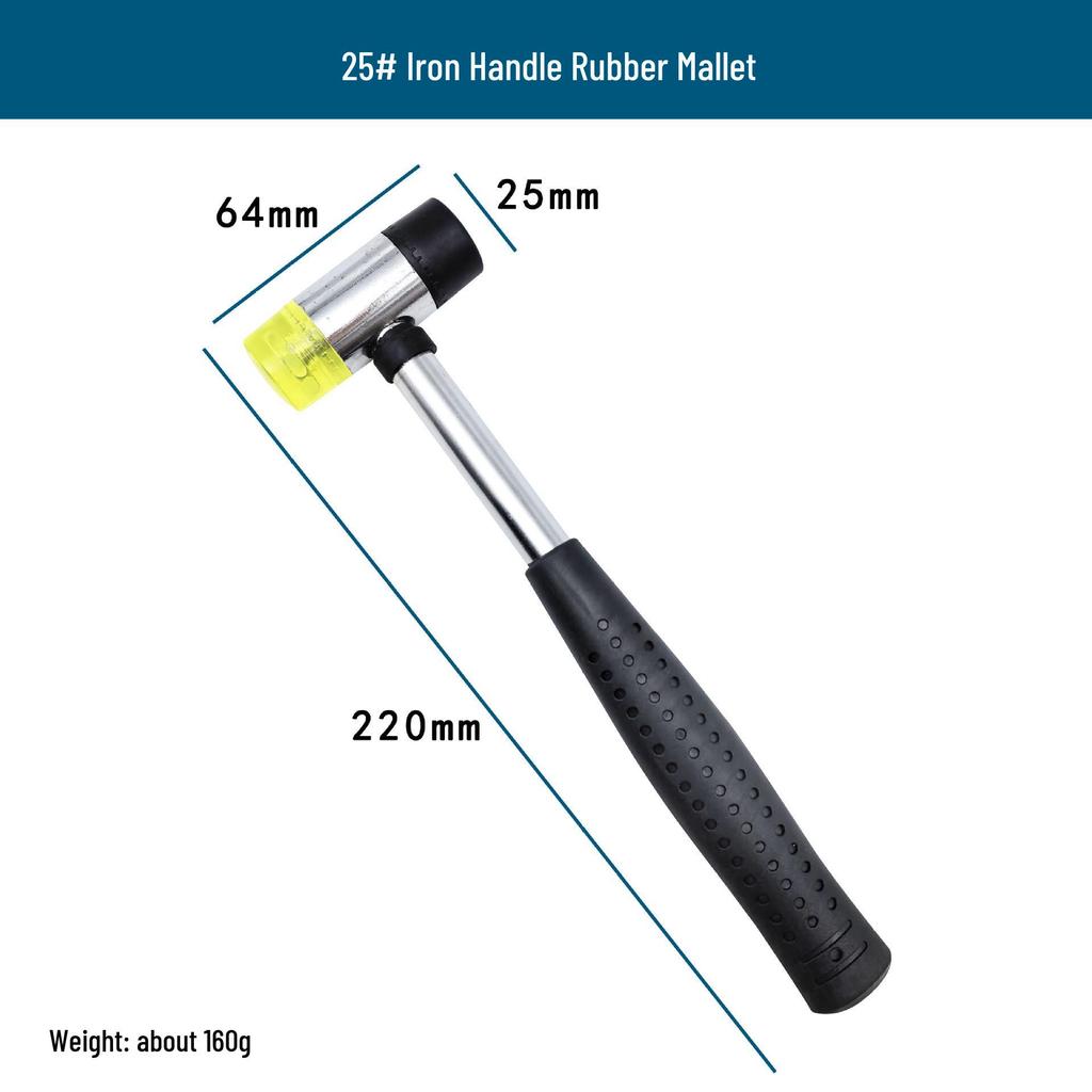 Solid Rubber Mallet for Tile Installation