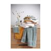 Serviette De Toilette - Laguna - 70 X 140 Cm - 100% Coton GOTS - Bleu Uni