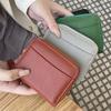 High-end Leather Fashionable Multi-card Bag Women's Japanese-style Niche Cowhide Money With Large Capacity