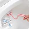 Toilet Brush with Extended Handle, V-Shape Plastic Dead End Cleaning Brush for Bathroom And Outdoor Use