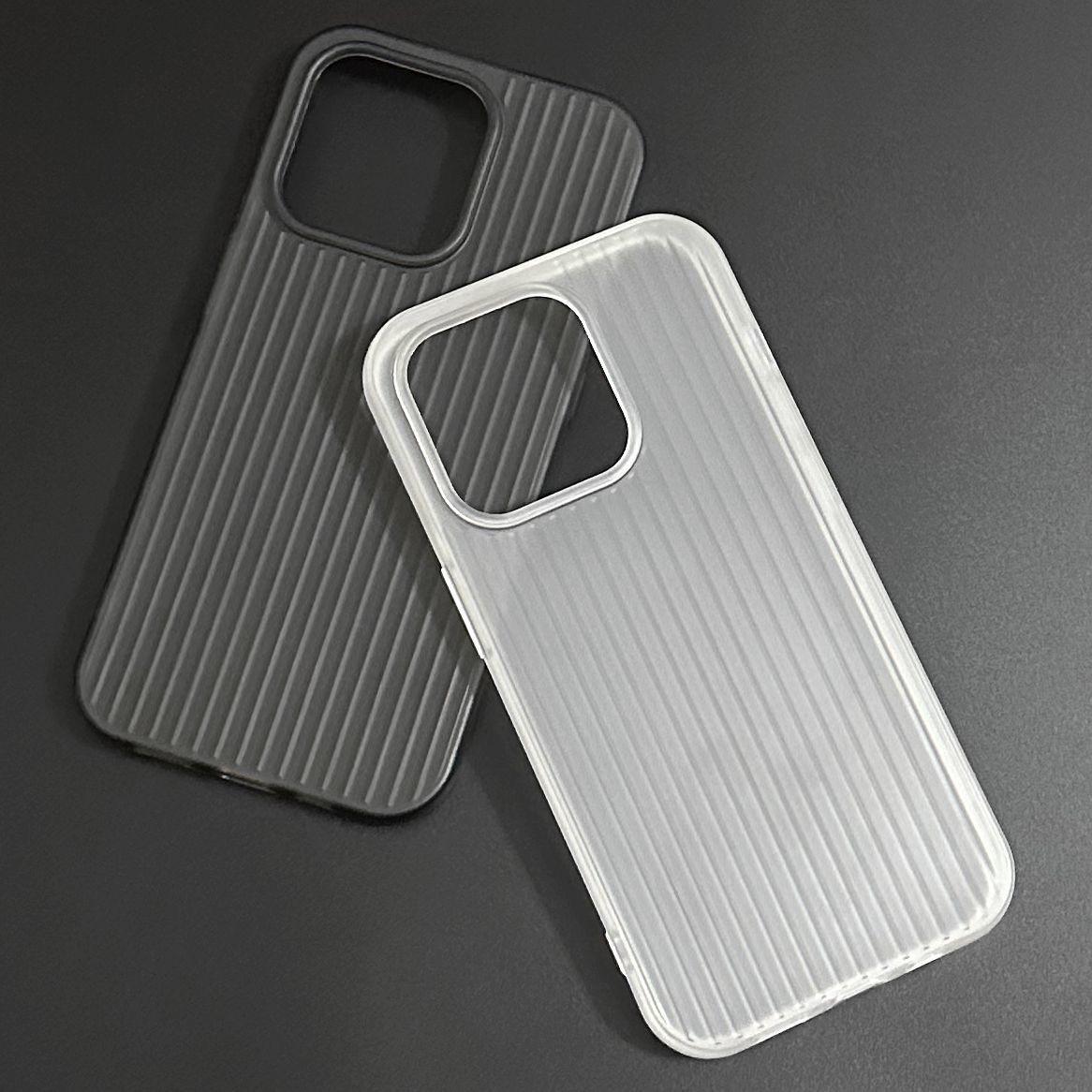 

Ультратонкий гофрированный прозрачный матовый чехол для мобильного телефона Apple 16PROMAX, чехол для iPhone 15, полный комплект, мягкий чехол для iPhone 13 Apple 16Plus