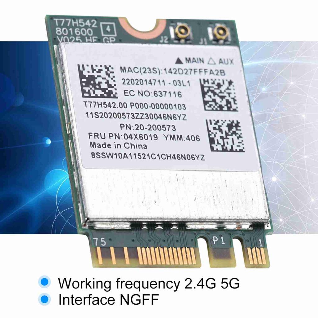 Dual Band 2,4G5G 433Mpbs Netzwerk NGFF Drahtlose WIFI Karte für Lenovo