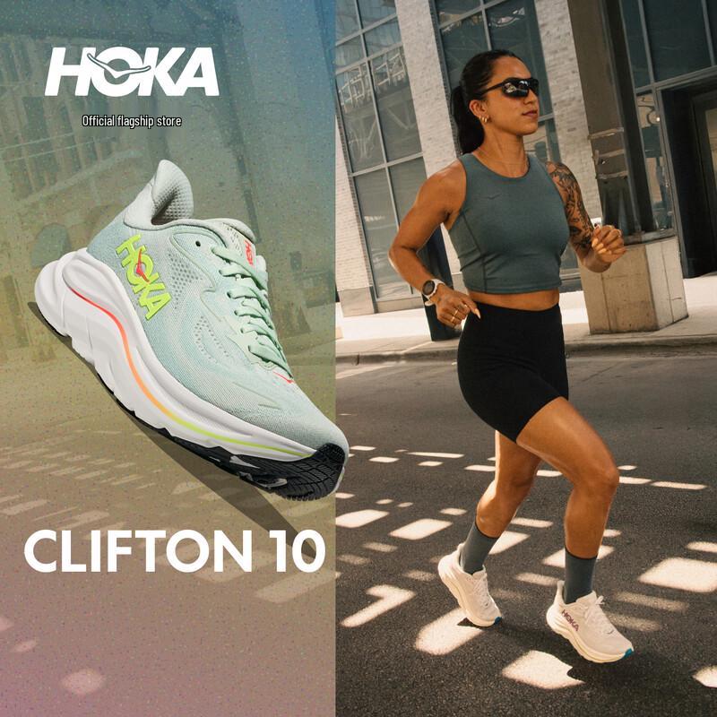 

HOKA Clifton 10 Women s Lightweight Cushioned Running Shoes 5.5