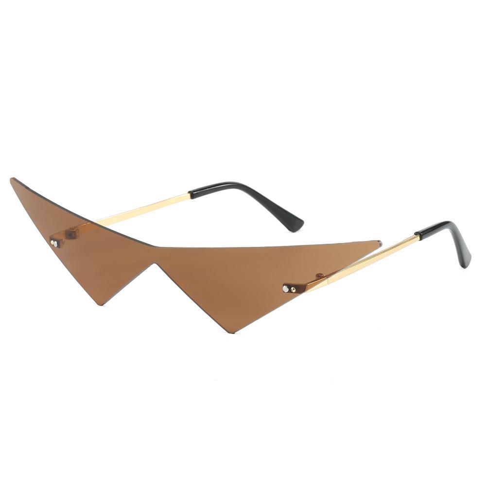 Cross-border Rimless Heart Sunglasses for Halloween and Christmas Parties