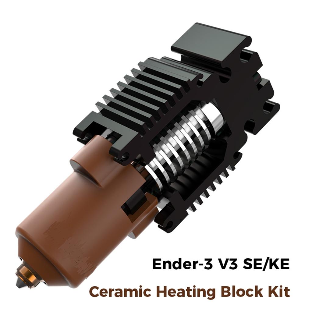 For Official-Original V3 SE/KE Ceramic Heating Block Kit-60W 0.4mm Quick-Swap Nozzle Kit 3d Printer Kit