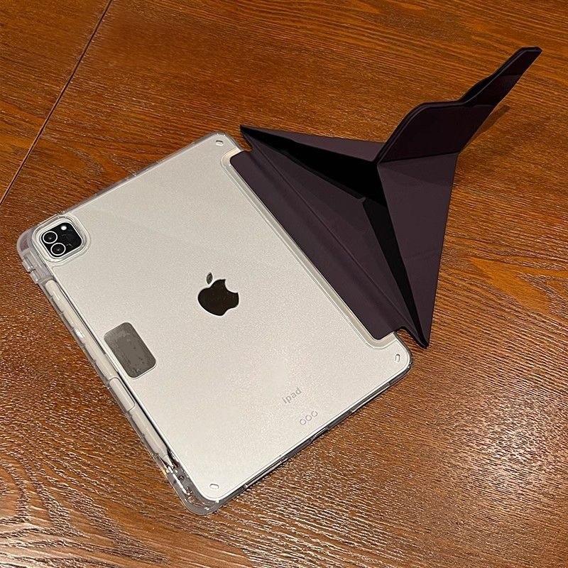 Case Magnetic for IPad Air 11th 11 4 5 10th 10.9 9.7 Cover IPad 7th 8th 9th Gen 10.2 3 10.5 11 with Y-Shaped Fold Clasp Funda
