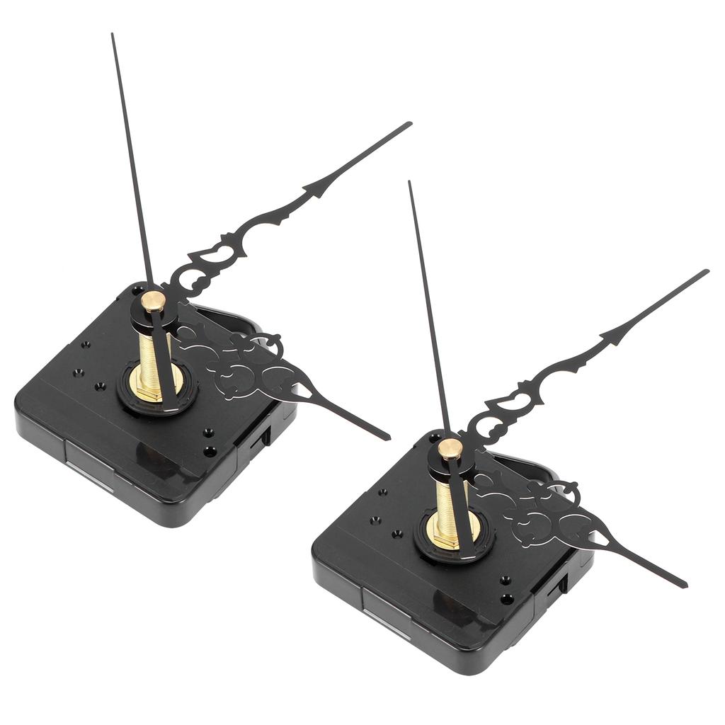 2Set Long Shaft Quartz Clock Movement Pointers Kit Mechanism Fittings for 20‑22mm Dial