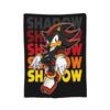 Shadow The Hedgehog Blankets Fleece Print   Multifunction Lightweight Throw Blanket for Sofa Outdoor Bedspreads