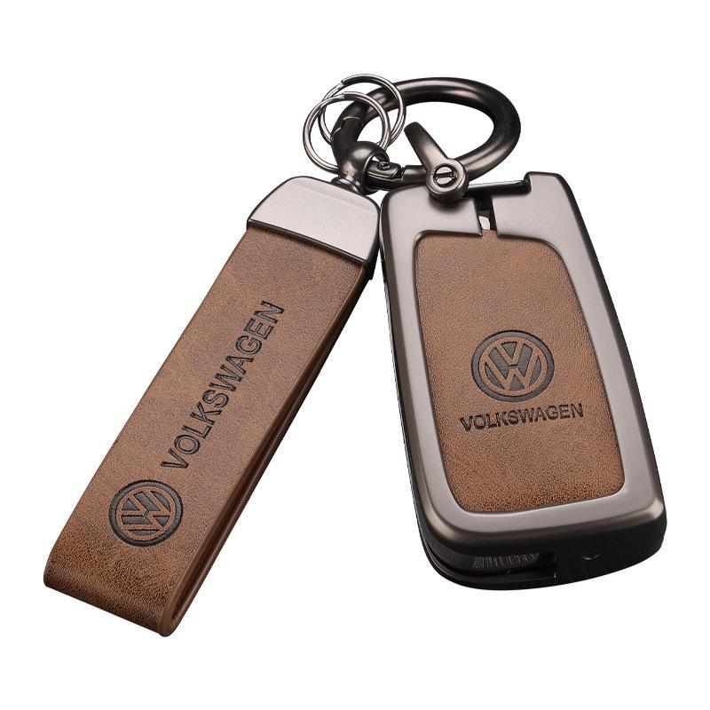 Volkswagen Car Key Case for Tiguan, Santana, Sagitar, Lavida, Bora, Polo, Golf 8, Tayron