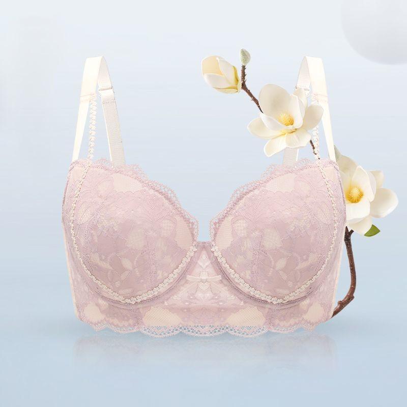 Large size underwear and large breasts are dedicated to gathering and anti-drooping sub-breasts, and the soft steel ring is supported by a breathable