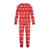 Print Cute Family Set Pajamas, Home Clothes, Family Set Long Sleeve Top Pants Set