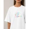 New Letter Printed Top Western Style New Fashion Casual Loose Print Short sleeve T-shirt Top