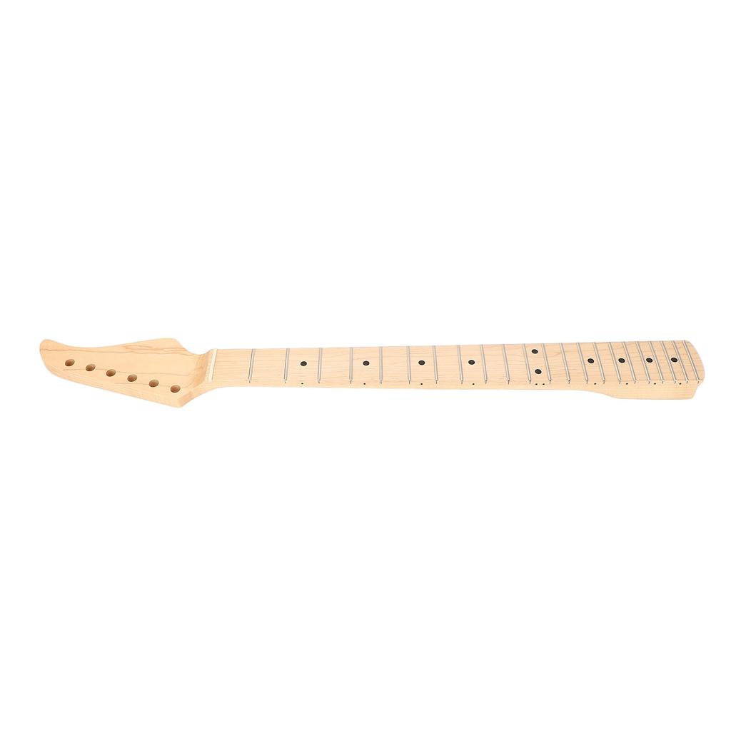 Guitar Neck Maple 22 Fret with Position Markers for ST Electric Guitar Replacement Bolted Type