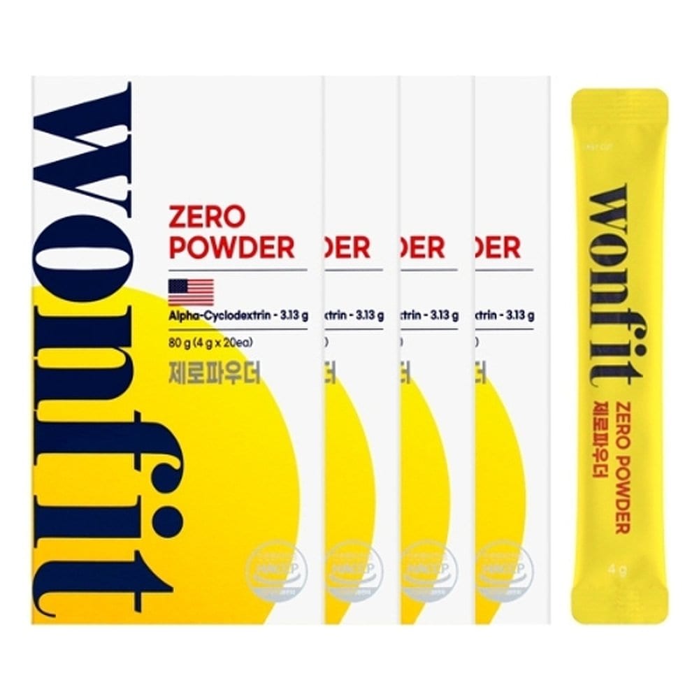

WONFIT Zero Powder 20 Packs X 4 Boxes