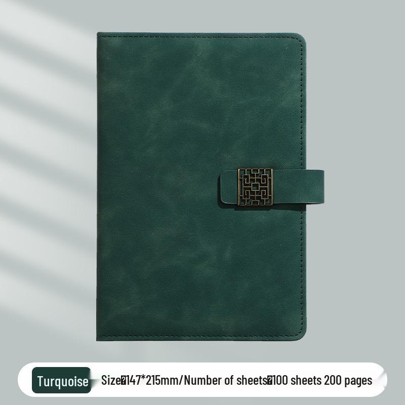 A5 Business Office Snap Button Notebook with Custom LOGO for Meetings
