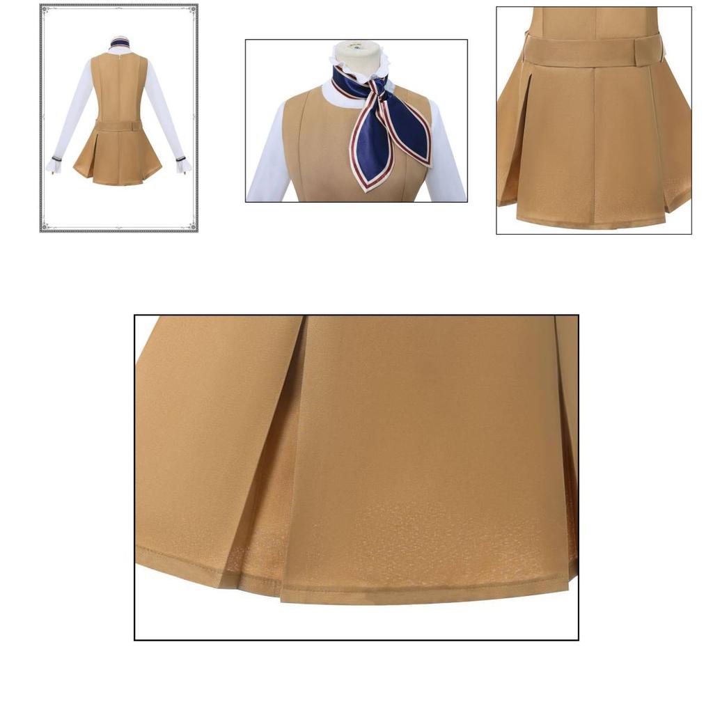 Anime Cosplay Dress With Printed Design For Game Theme Roleplay Performance