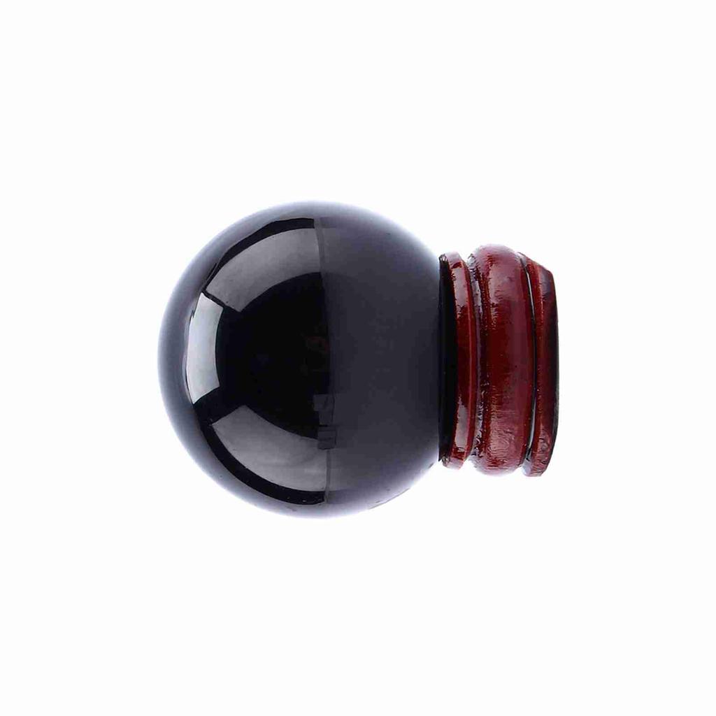 Hot Asian Rare Natural Black Quartz Glass Healing Ball Sphere 40mm+Stand