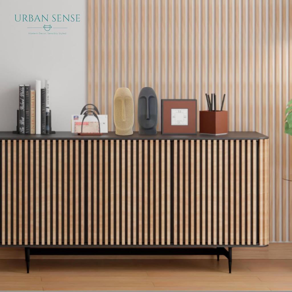 Moderní dekorativní keramická váza na obličej pro domácí dekoraci | Stolní dekorace | Kuchyň | Kancelář nebo obývací pokojKeramická váza na květiny