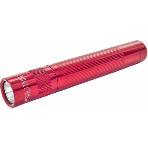 MAGLITE SJ3A036 Solitaire Red LED Flashlight / 1 AAA Battery