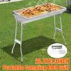 Griglia Portatile Pieghevole a Carbone da Cucina Cookice Griglia BBQ in Acciaio Inossidabile Griglia da Barbecue Griglia per Cottura BBQ da Esterno Griglia da Barbecue