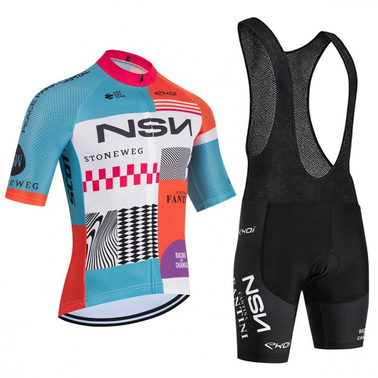

2026 Summer Breathable Cycling Suit Men s Summer Short-sleeved Suit Road Mountain Bike Suit Breathable Quick-drying Thin Strap Cover asian size - s