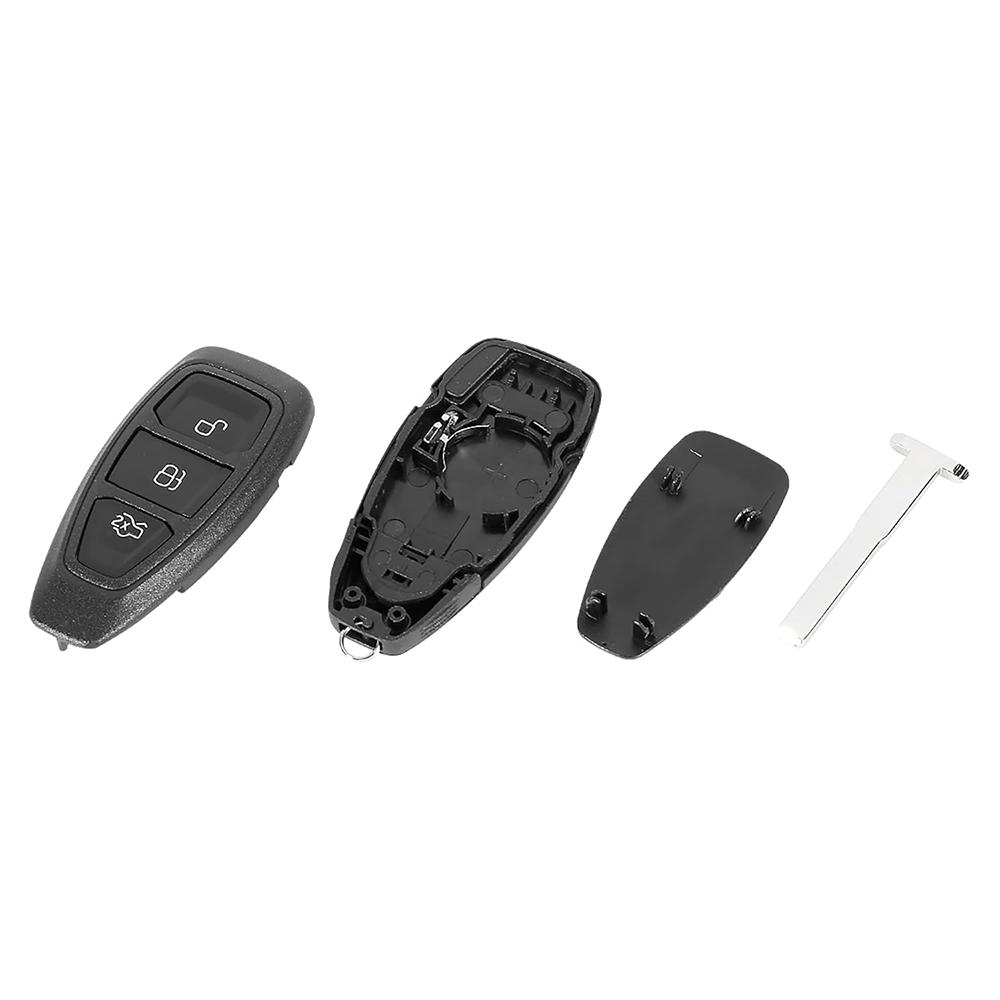 3Buttons Key Fob Remote Control Case Shell Replacement for Ford Focus 2011-2014 Kuga 2008-2014 Fiesta 2008-2013 Mondeo 2007-2014