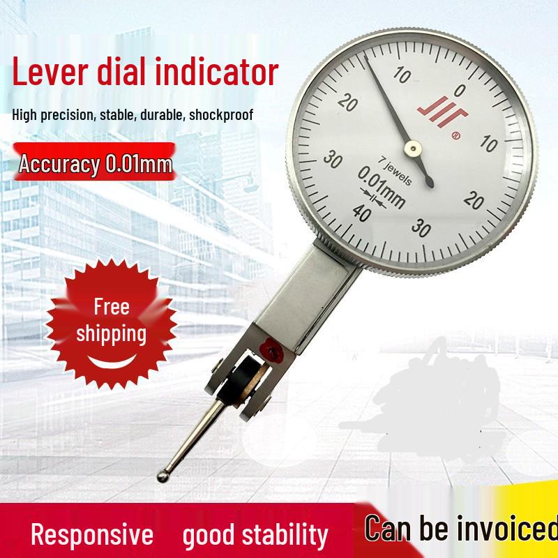 Free Shipping High Precision 0.8MM Lever Dial Indicator Gauge 0.01 GOODSUPERJST