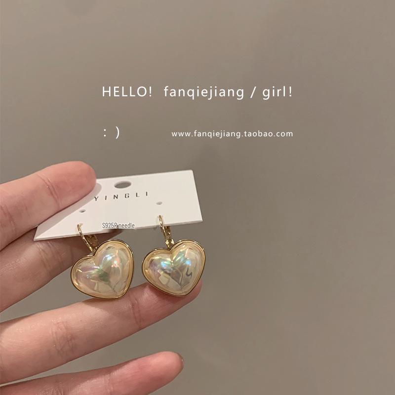 French Retro Zircon Pearl Stud Earrings - Elegant, Versatile Light Luxury Design for Women