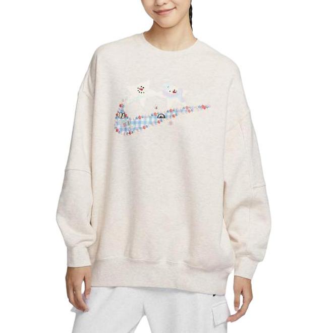 Nike Sports Casual Crewneck Sweatshirt Women Tops IO0487141