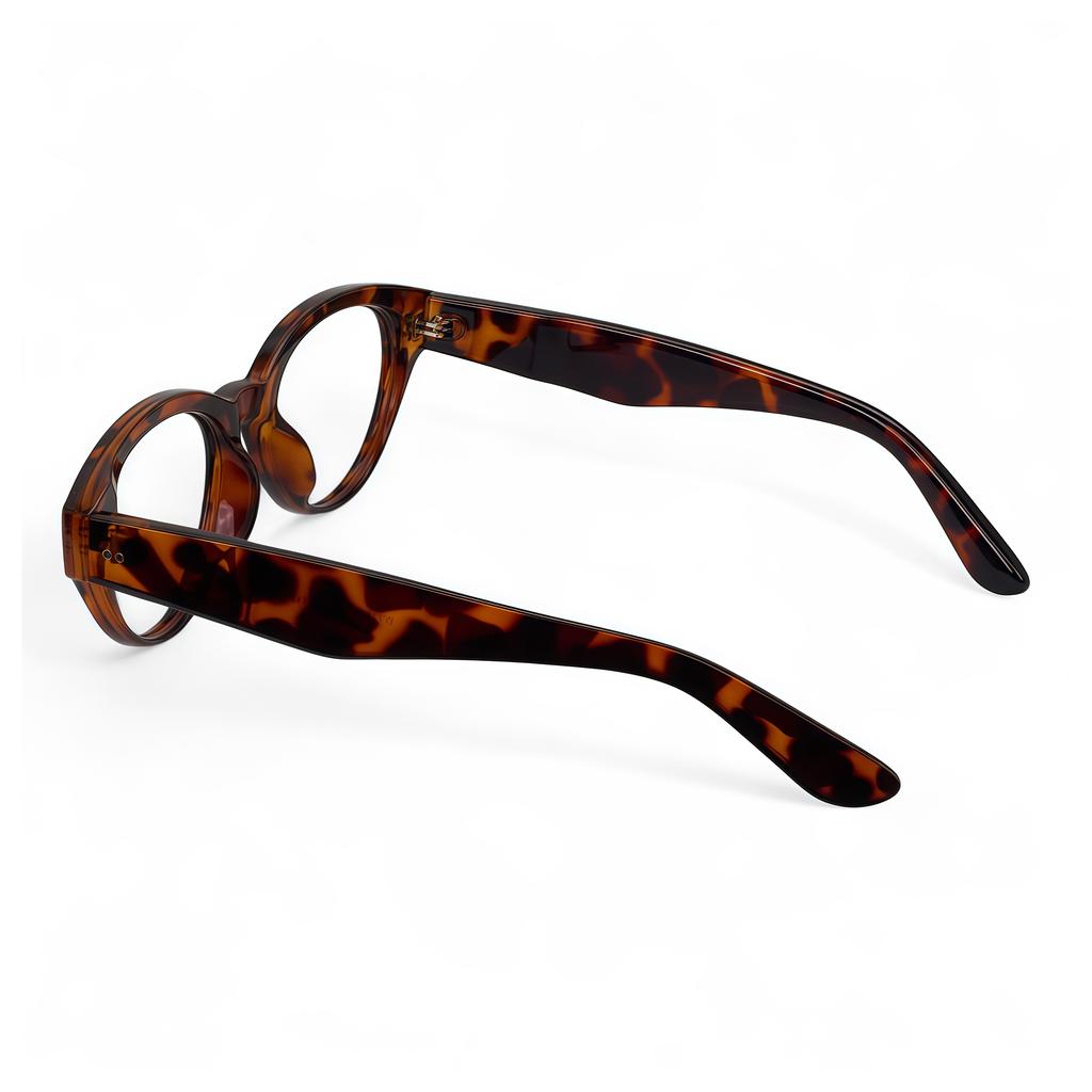 Adije Veka (Leopard) La1045 Horn-Rimmed Eyeglasses
