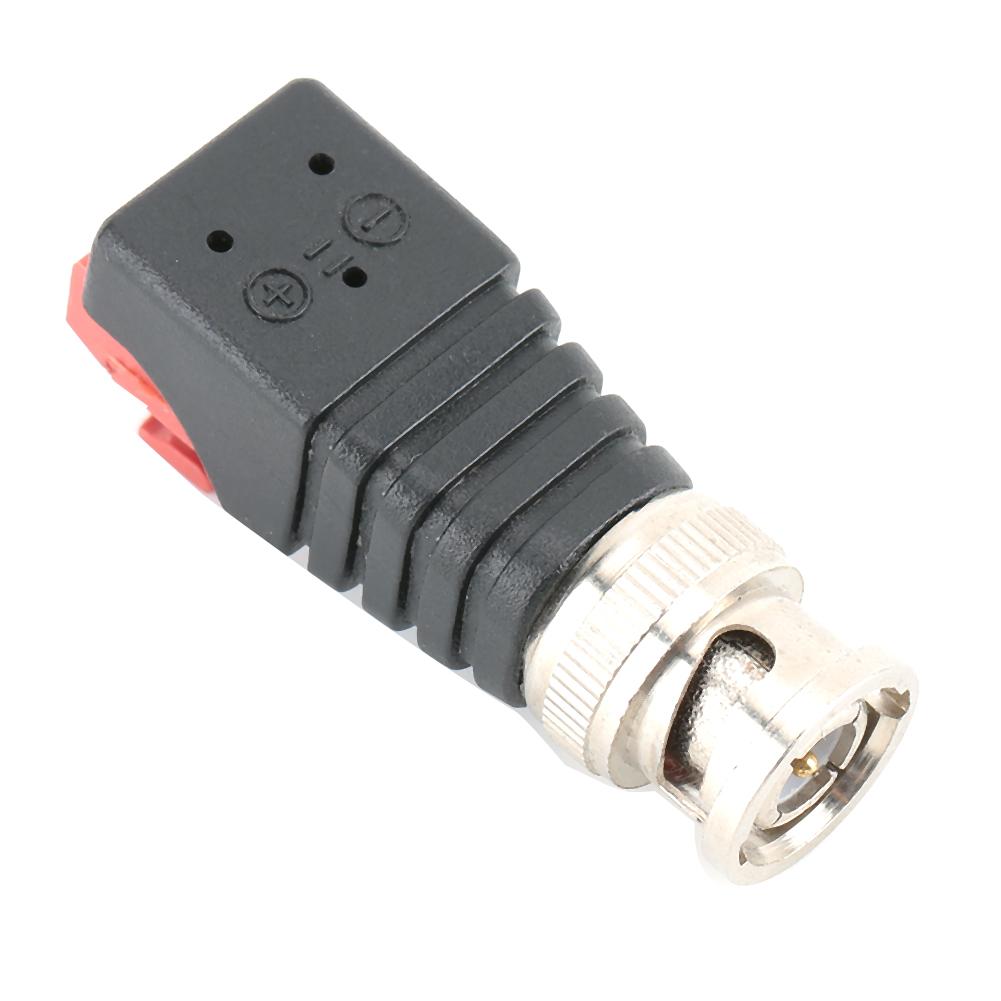 20Pcs Video Surveillance Male BNC Connector Adapter Plug Jack for CCTV Camera