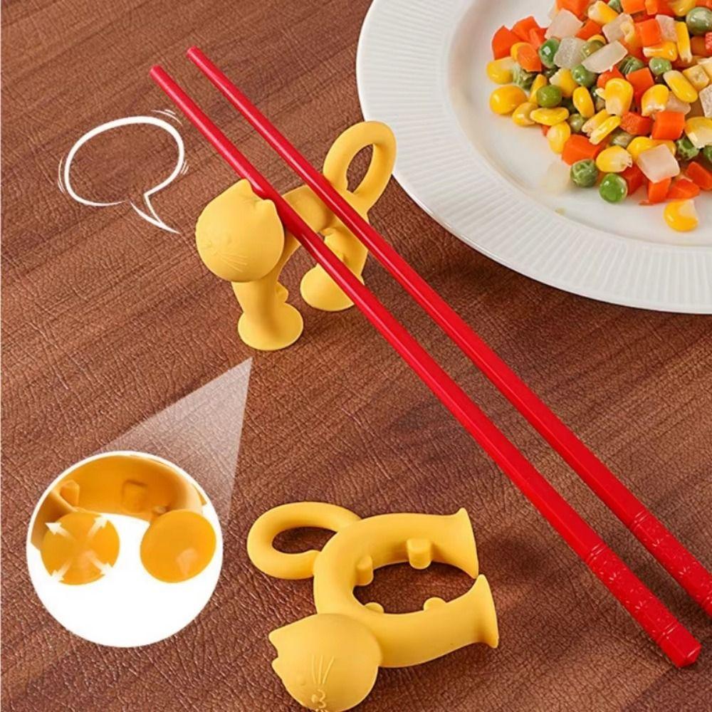 4Pcs Suction Cup Base Silicone Spoon Rack Spill-Proof Cooking Spoon Rests Overflow Pot Clip  Gadgets
