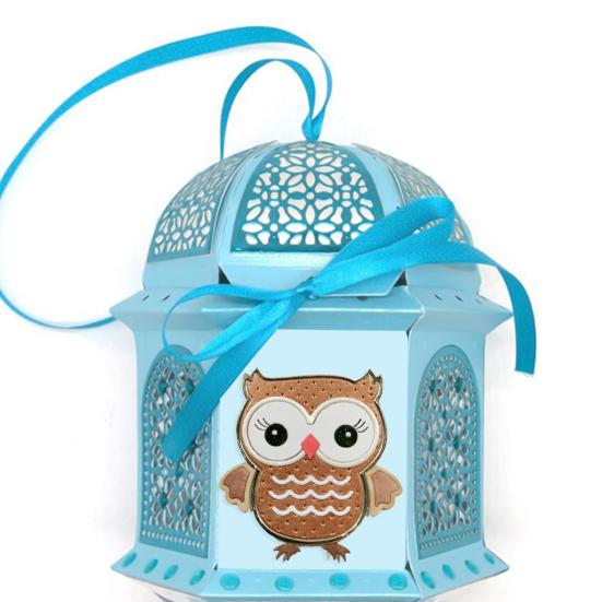 Řezací šablona Odolná Dekorativní Opakovaně použitelná Tvar Sova Kovová Řezací DIY Scrapbook Dekor Suvenýr Dárek