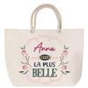 Beach Bag - PLANETEE - Anna - Rope Handle - Large Size - Personalized Message