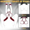 Adult Handcuffs Open Thigh Sex Toys Bra Lift Bondage Gear  Sex Restraint Toy Collar Leash Leg Cuffs Couple Lover Erotic Game