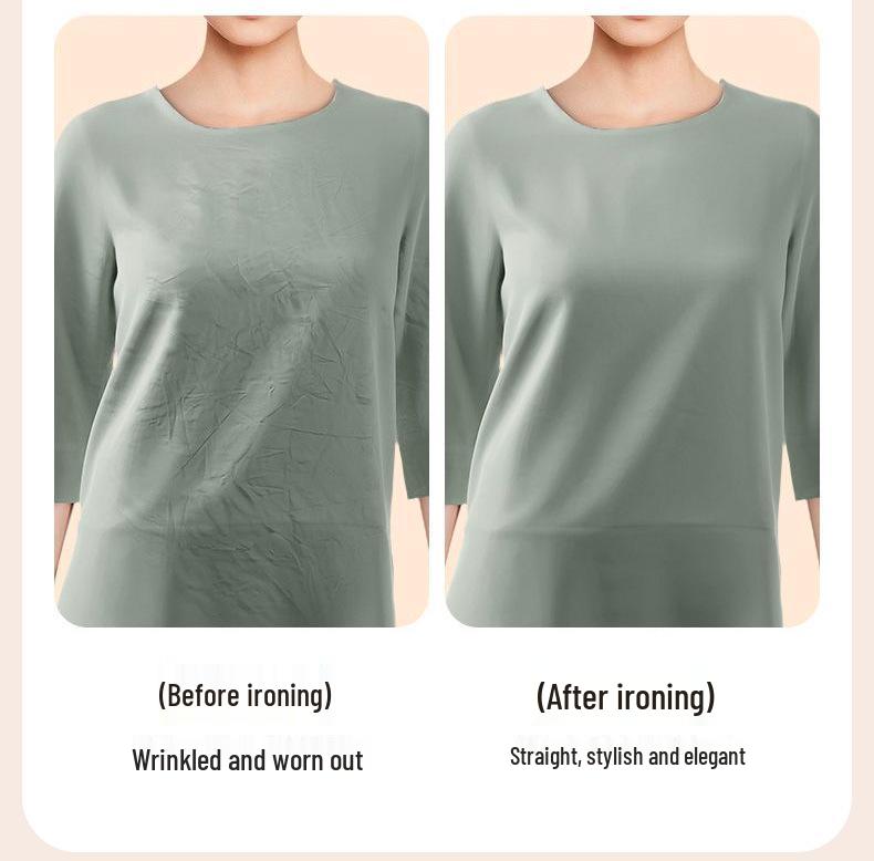 Portable Handheld Garment Steamer - Quick Heat, Foldable Iron for Home & Dorm Use