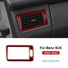 Voor Mercedes Benz SLK R170 1996 1997 1998 1999 2000 2001 2002 2003 Echte Zachte Koolstofvezel Passagiers Luchtuitlaat Frame Trim Sticker
