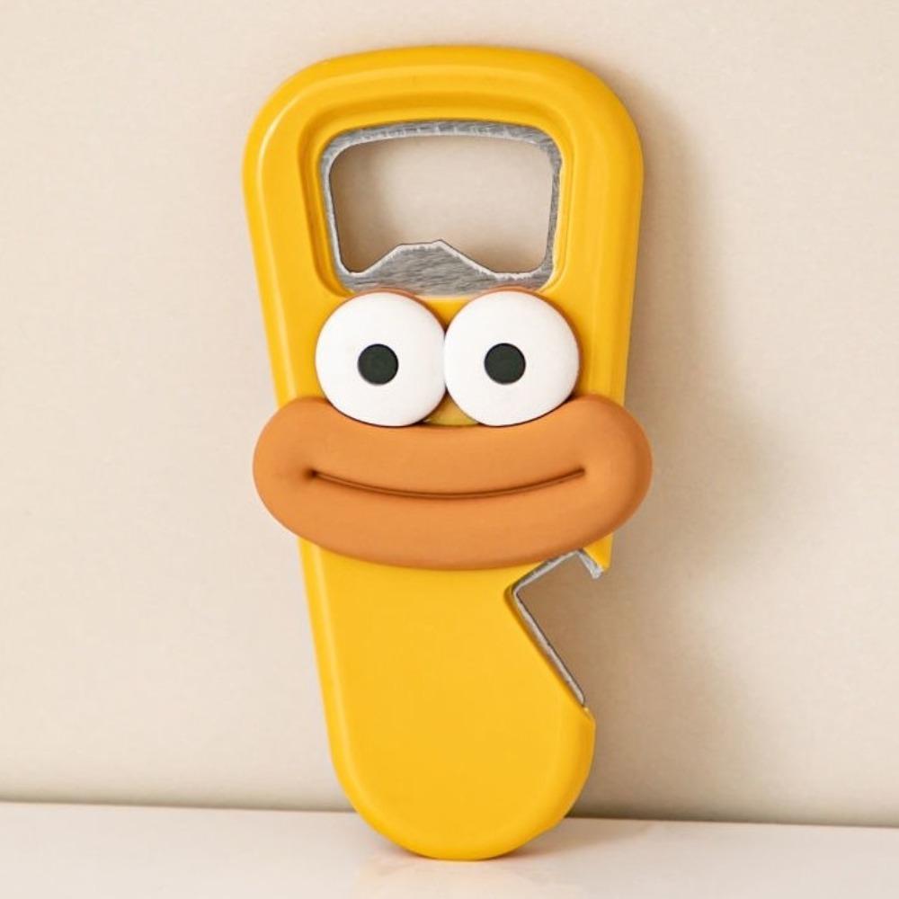 2Pcs/Set Portable Wine Bottle Opener Cartoon Canning Lids Opening Tool Bottle Opener  Restaurants