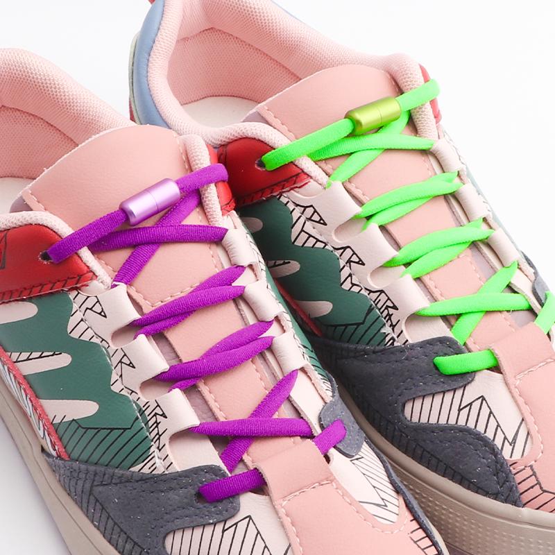 Elastic Shoelaces Without Tie for Sneakers Round Shoe Laces Children and Adults Lazy Shoes Lace Accessories Shoestring