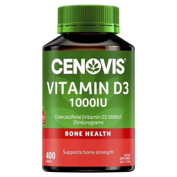 CENOVIS Vitamin D3 1000IU 400 Tablets Exclusive