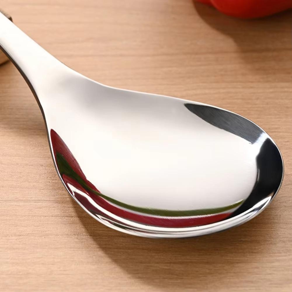 Stainless Steel Anti-Stick Rice Spoon Thickened Rice Shovel New Rice Spoon  Kitchen Tool