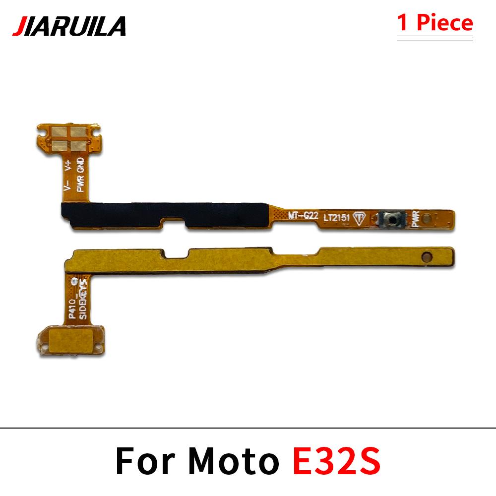For Moto E11 E11 E11 E6s E7i E7 Power E6 Plus E11s E11I E7I Power ON OFF Mute Switch Control Key Volume Button Flex