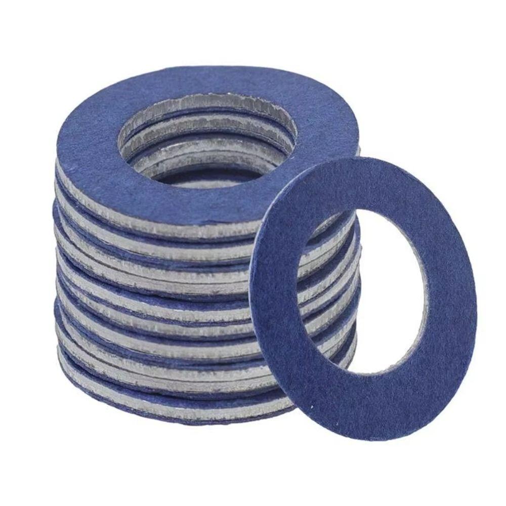 10pcs Aluminum Material Oil Drain Plug Gaskets Engine Oil Drain Plug Oil Change Service