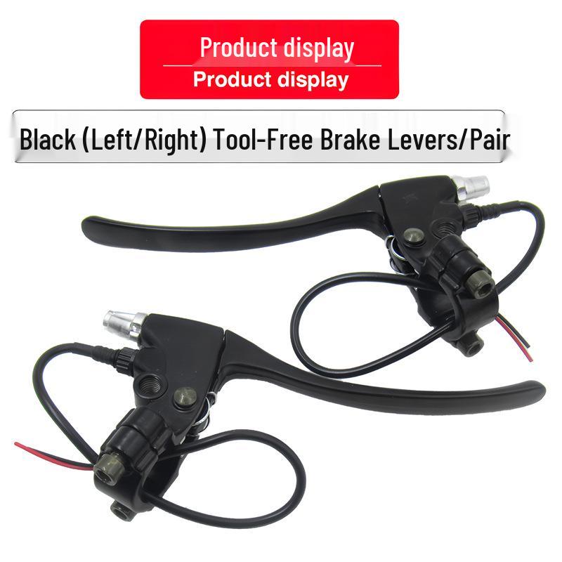 Black Aluminum Electric Bicycle Brake Handle