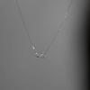 Korean Möbius Zircon Necklace: Elegant Layered Clavicle Chain Gift for Her