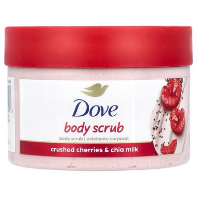 Dove, Kroppsskrubb, Krossad Körsbär & Chia-mjölk, 10,5 oz (298 gram)