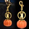 Delicious Fruit Peach Pendant Keychain Cute Persimmon Charm Keyring For Women Men Bag Decoration Ornament Accessories Gift