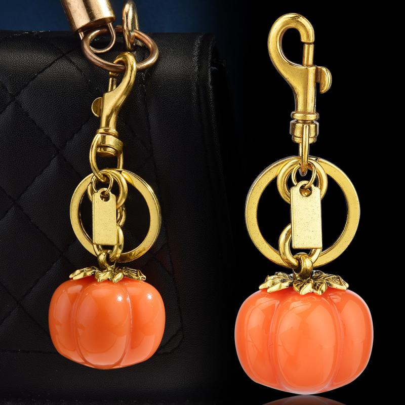 Delicious Fruit Peach Pendant Keychain Cute Persimmon Charm Keyring For Women Men Bag Decoration Ornament Accessories Gift