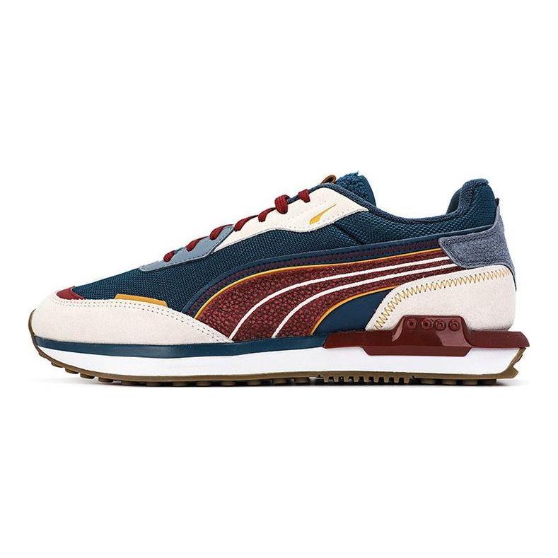 Puma City Rider School Uniform Unisex Sneakers Blue Ivory-Glow China-Blue 382708-01